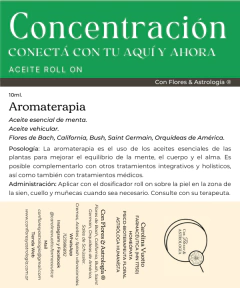 Aceite Vibracional - Concentración - tienda online