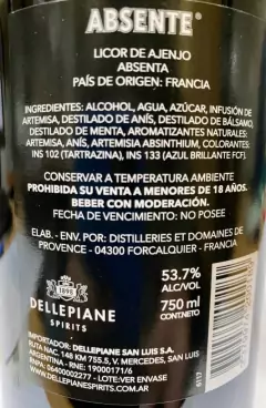 Licor Absente Original 750 ml. Producto de Francia - comprar online