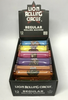 Maquina Lion Rolling Circus Acrílica Manual de 78 mm Con Banda de repuesto Varios Colores Origen Argentina