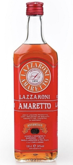 Liquore Amaretto Lazzaroni En Botella 1000ml Origen Italia