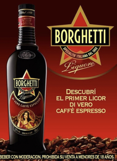 Licor De Cafe Expresso Borghetti 700ml Origen Italia