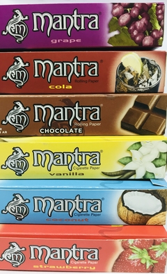 Mantra Papel Saborizado 1 1/4 (78mm) Varios Sabores Libritos x 50 o 33 (según sabor) Hojas Origen Argentina