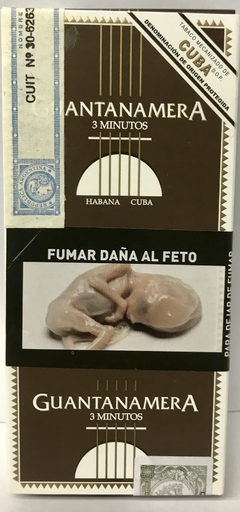 Guantanamera Minutos X 3 Cigarros Habanos Origen Cuba