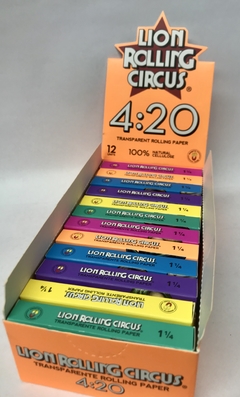 Papel de Celulosa Lion Rollin Circus 4:20 1 1/4 (78mm) x 420 Hojas - tienda online