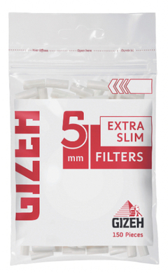 Filtro Gizeh Extra Slim 5mm x 150 u. Origen Alemania