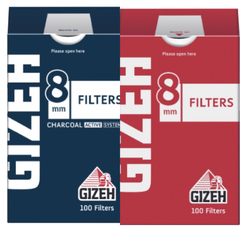 Filtro Gizeh Regular 8mm x 100 unidades Varios Modelos Origen Alemania