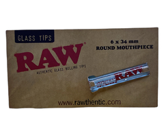Glass Tips Raw de 6 x 34 mm