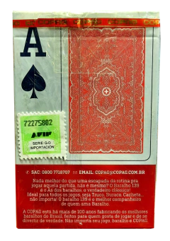CARTAS COPAG 139 ROJO (Naipe Grande) - comprar online