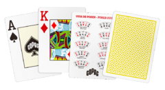 CARTAS COPAG TEXAS HOLD´EM ORO(Naipe Grande) - comprar online