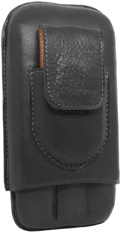Purera de Cuero Negro para 3 Gran Robustos + Guillotina - comprar online
