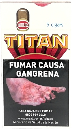 Phillies Titan Natural Cigarro x5 en internet