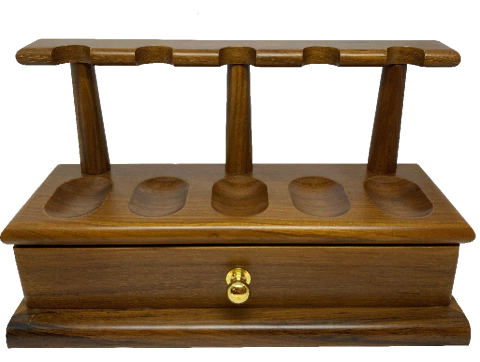 Pipero con cajón apoya 5 pipas