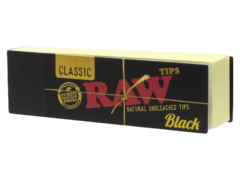 RAW Tips Black x50 Filtros de Carton
