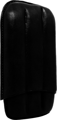 Purera de Cuero Negro para 3 Robustos