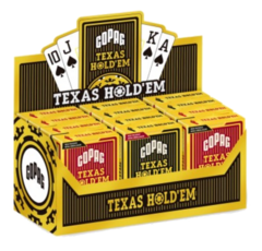 CARTAS COPAG TEXAS HOLD´EM NEGRO(Naipe Grande) - Tabaqueria Inglesa