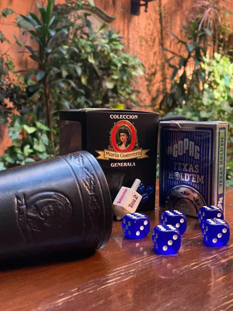 Combo 2: Cartas Texas Hold’em + Generala de Cuero + Perinola