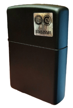 Zippo Negro Mate