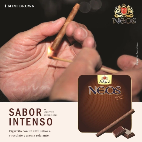 Neos Mini Brown Chocolate - Caja x10