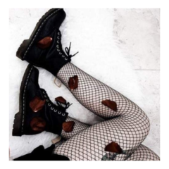 Medias de red (rombos chicos)