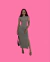 VESTIDO TUBINHO MARROM • PP/P