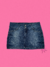 MINI SAIA JEANS STRASS • T.40 - comprar online