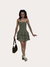 VESTIDO XADREZ VERDE • M - comprar online