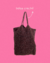 BOLSA MARROM CROCHÊ