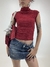 MINI SAIA JEANS STRASS • T.40 - Moda Fucker Brechó