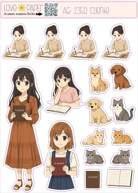 A6 Modelo 2350 - Planner girl - comprar online