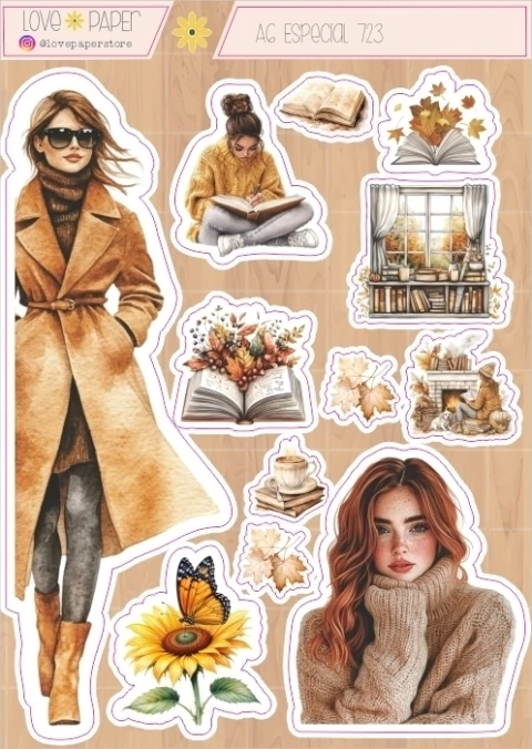 A6 Especial Modelo 723 - Garota do sobretudo - comprar online