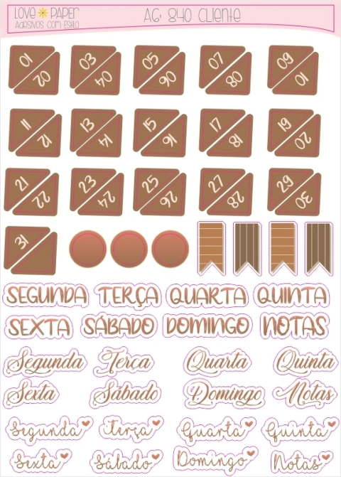 A6 Modelo Múltipla escolha - Datar a semana e o mês