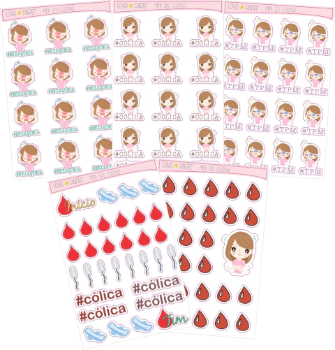 Mini Combo TPM - 5 Cartelas Mini