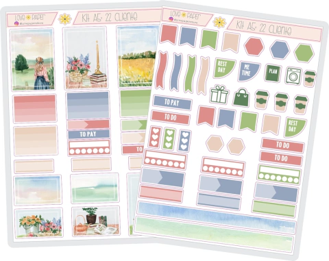 Kit A5 - Modelo 22 - Box Floral