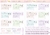 Kit A5 - Calendário com abas + Dias do mês e meses do ano