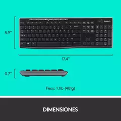 COMBO LOGITECH INALAMBRICO MK270 - comprar online