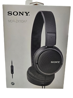 Imagen de AURICULAR SONY CON CABLE MDR-ZX110AP CON MICROFONO