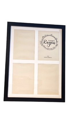 PORTARRETRATO MULTIPLE MADERA 30X40 - comprar online
