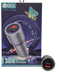 CARGADOR PARA AUTO IBEK 38W en internet