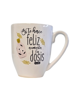 TAZAS CERAMICA CON TEXTO - comprar online