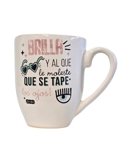 TAZAS CERAMICA CON TEXTO - tienda online