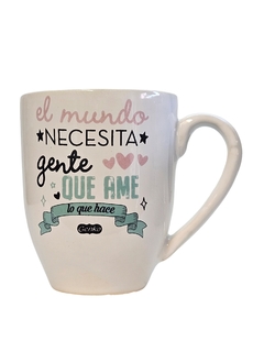 TAZAS CERAMICA CON TEXTO