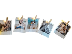 PACK DE 20 FOTOS POLA DISEÑO 10X8.5 +20 BROCHES +TIRA DE LED - PAPEL FOTOGRAFICO - - tienda online