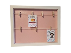 PORTARRETRATO CON BROCHES FONDO COLOR - tienda online
