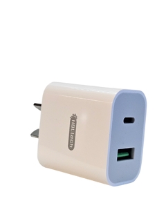 CARGADOR HBL USB+TIPO C FUENTE SOLA en internet