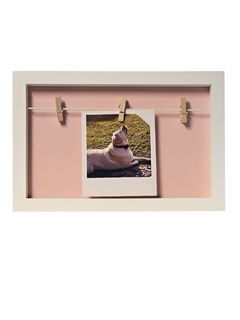PORTARRETRATO CON BROCHES FONDO COLOR - comprar online