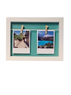 PORTARRETRATO CON BROCHES FONDO COLOR - comprar online