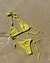 BIKINI CAPRI VELVET LIME - Toscana