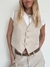 CHALECO MONACO BEIGE en internet