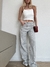 DENIM STRIPES GREY - tienda online