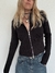 CARDIGAN ZIPPER NEGRO en internet